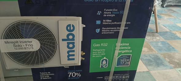 Aire Acondicionado Mabe Tecinverter 12 BTU