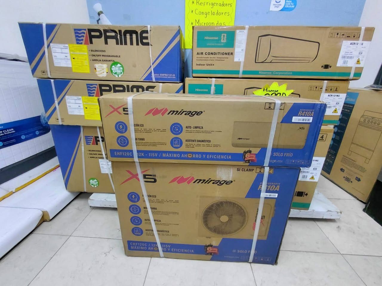 Aires Acondicionados Prime, Hisense, Midea — San José Tecoh