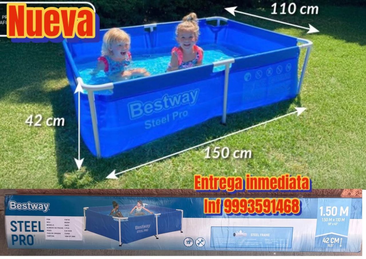 Albercas Bestway Steel Pro, Entrega Inmediata a Domicilio
