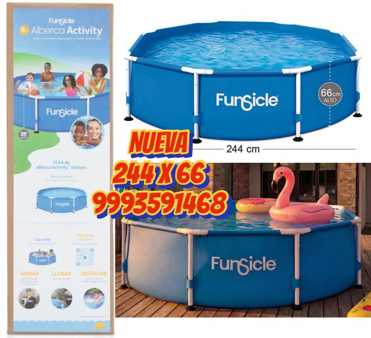 Albercas Funsicle Activity