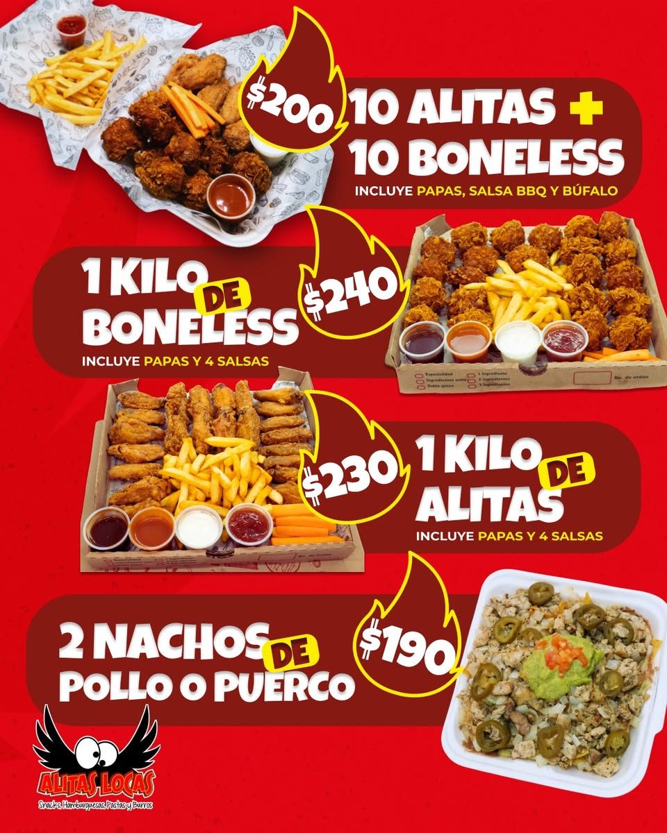 Alitas Locas Cinco colonias Mid — Santa Rosa