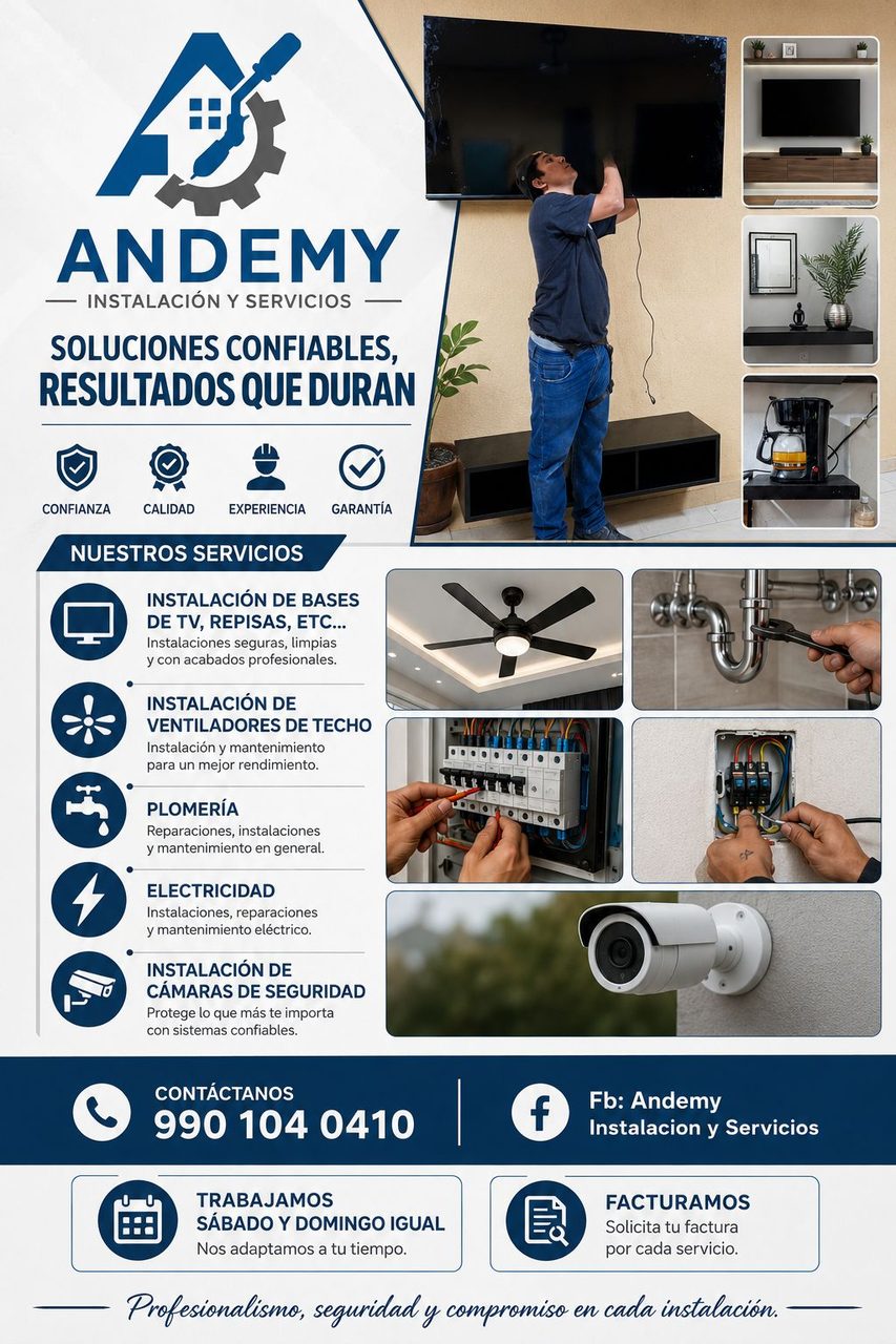 ANDEMY Instalación y Servicios — San José Tecoh