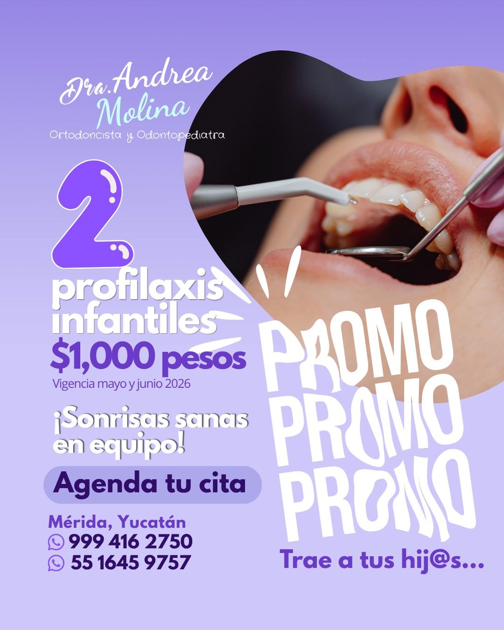 Andrea Molina-Ortodoncista y Odontopediatra — Francisco de Montejo