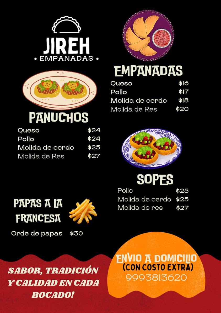 Antojitos Sabores y Tradición Yucateca: Empanadas, Panuchos y más