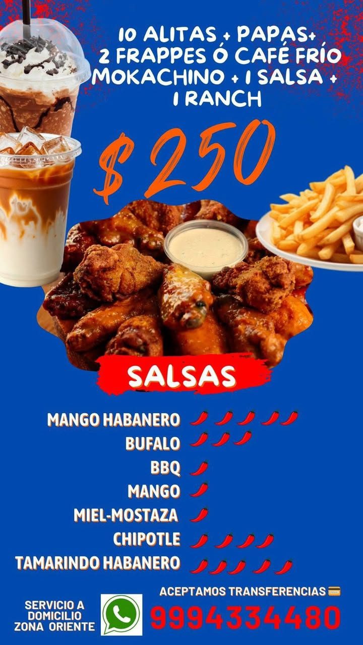 Antojitos y Bebidas a Domicilio, Zona Oriente