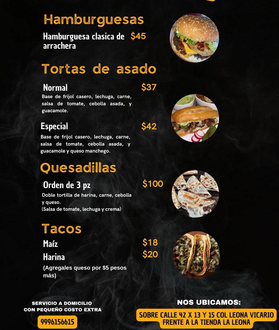 Antojos Yucatecos: Hamburguesas, Tacos y Quesadillas en La Leona