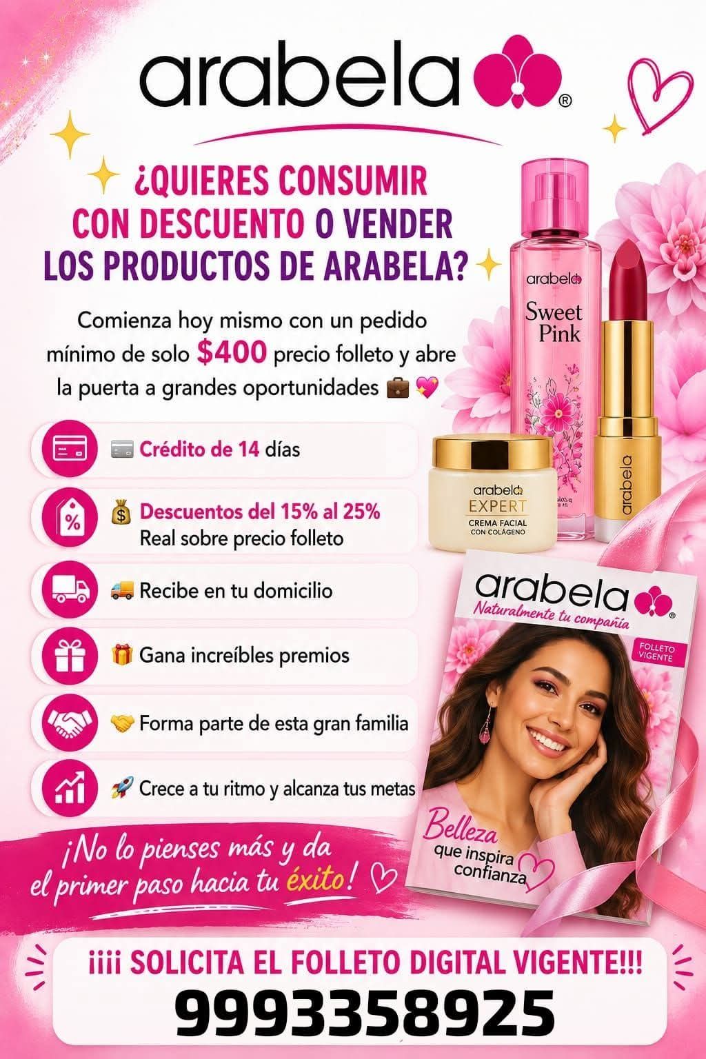 Arabela: Venta y consumo personal de productos de belleza y salud