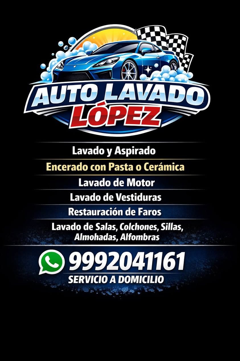 Auto Lavado Jaime López — Zona Poniente