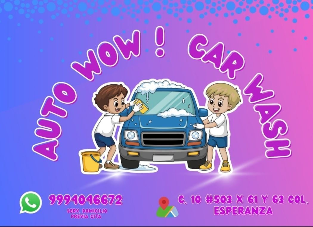Auto Wow - lavado,aspirado y encerado