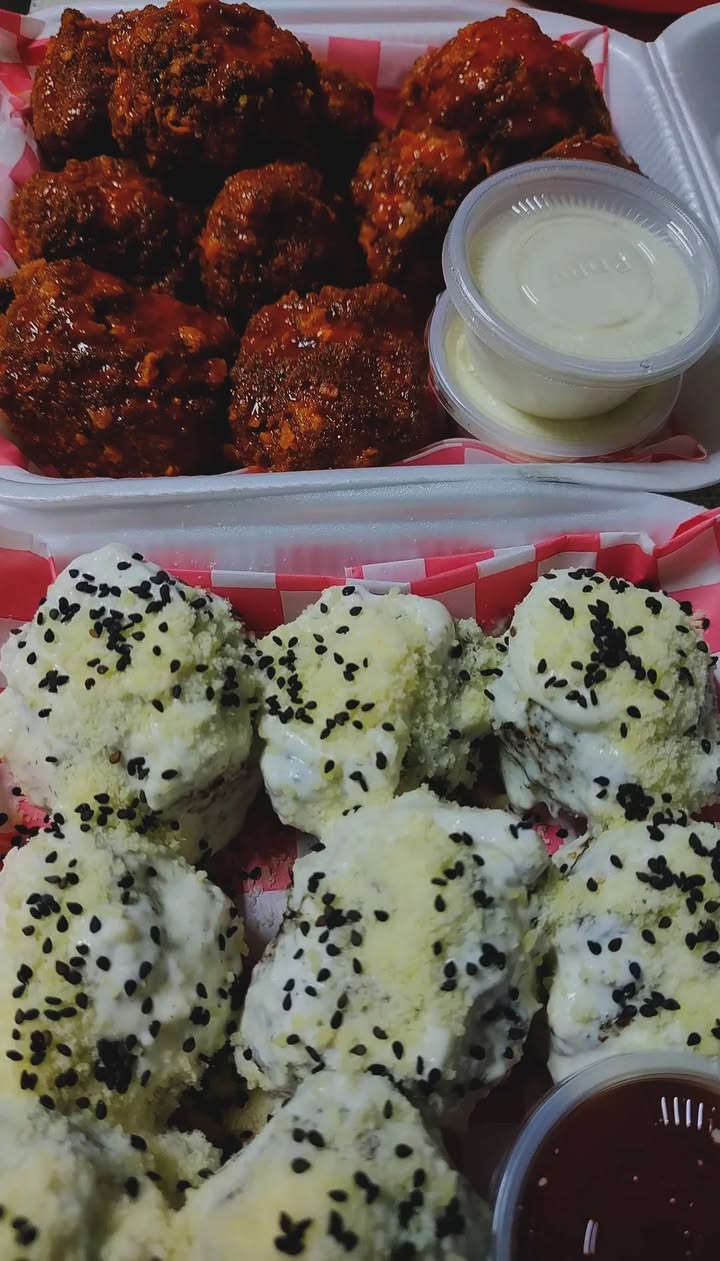BBQ Buffalo Mango Habanero Parmesano/Ajo: Hamburguesas, Alitas y Tortas en Yucatán