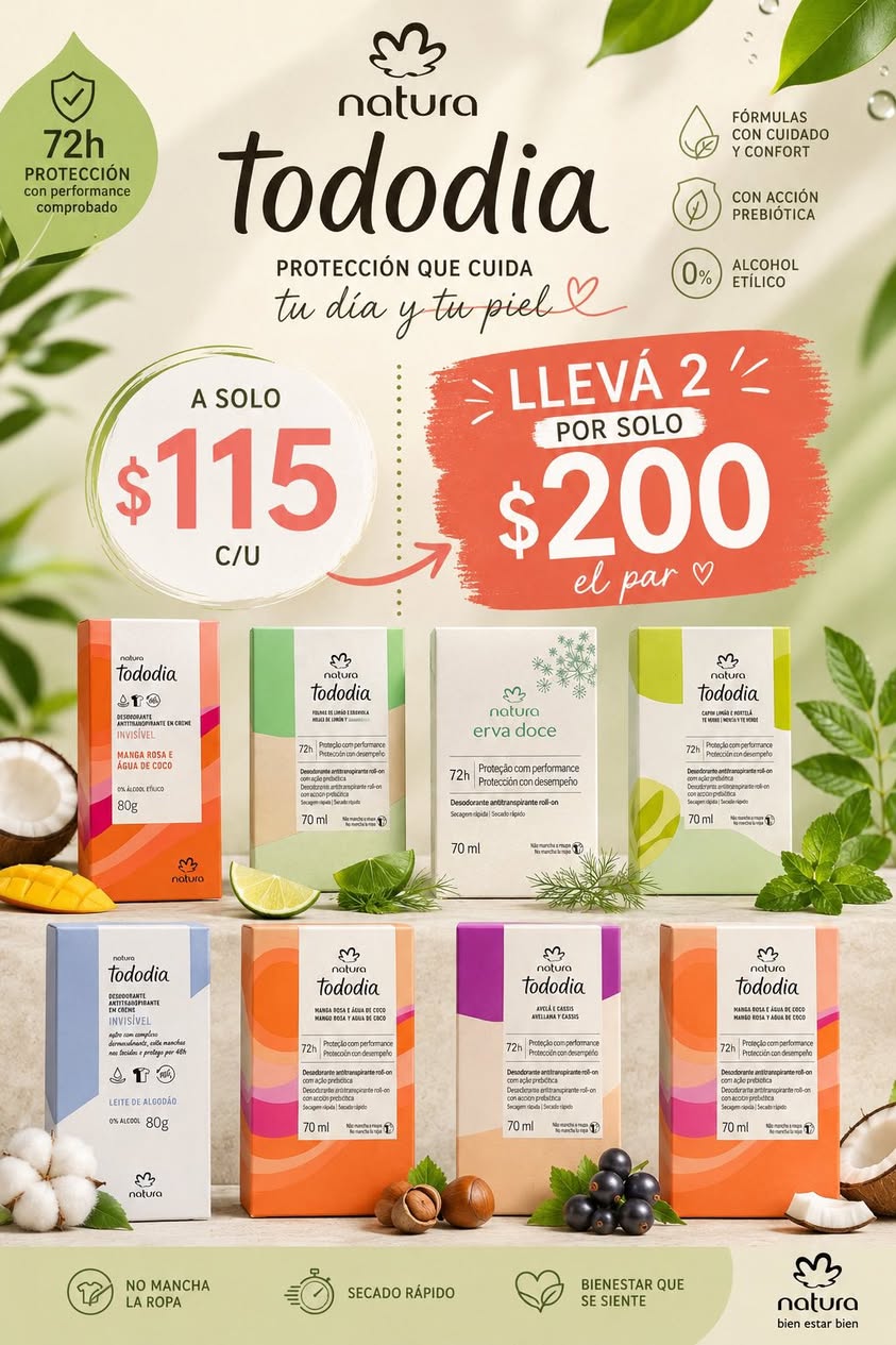 Belleza y Cuidado: Productos Natura, Avon, L’Bel y Oriflame con Promociones Especiales