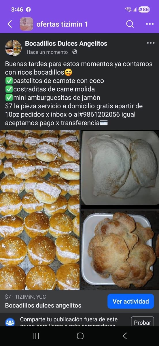 Bocadillos Dulces Angelitos a Domicilio