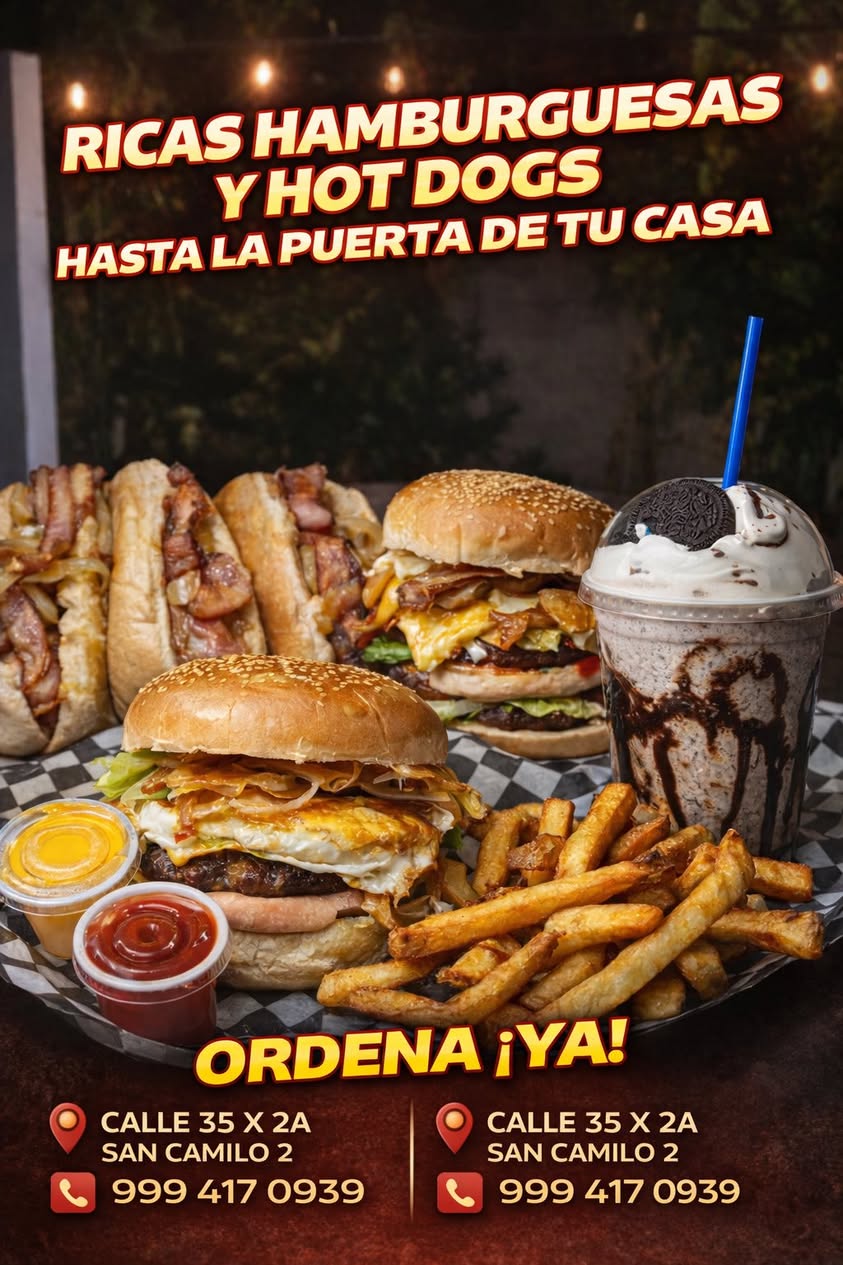 Burger Hot: Hamburguesas y Hot Dogs a Domicilio