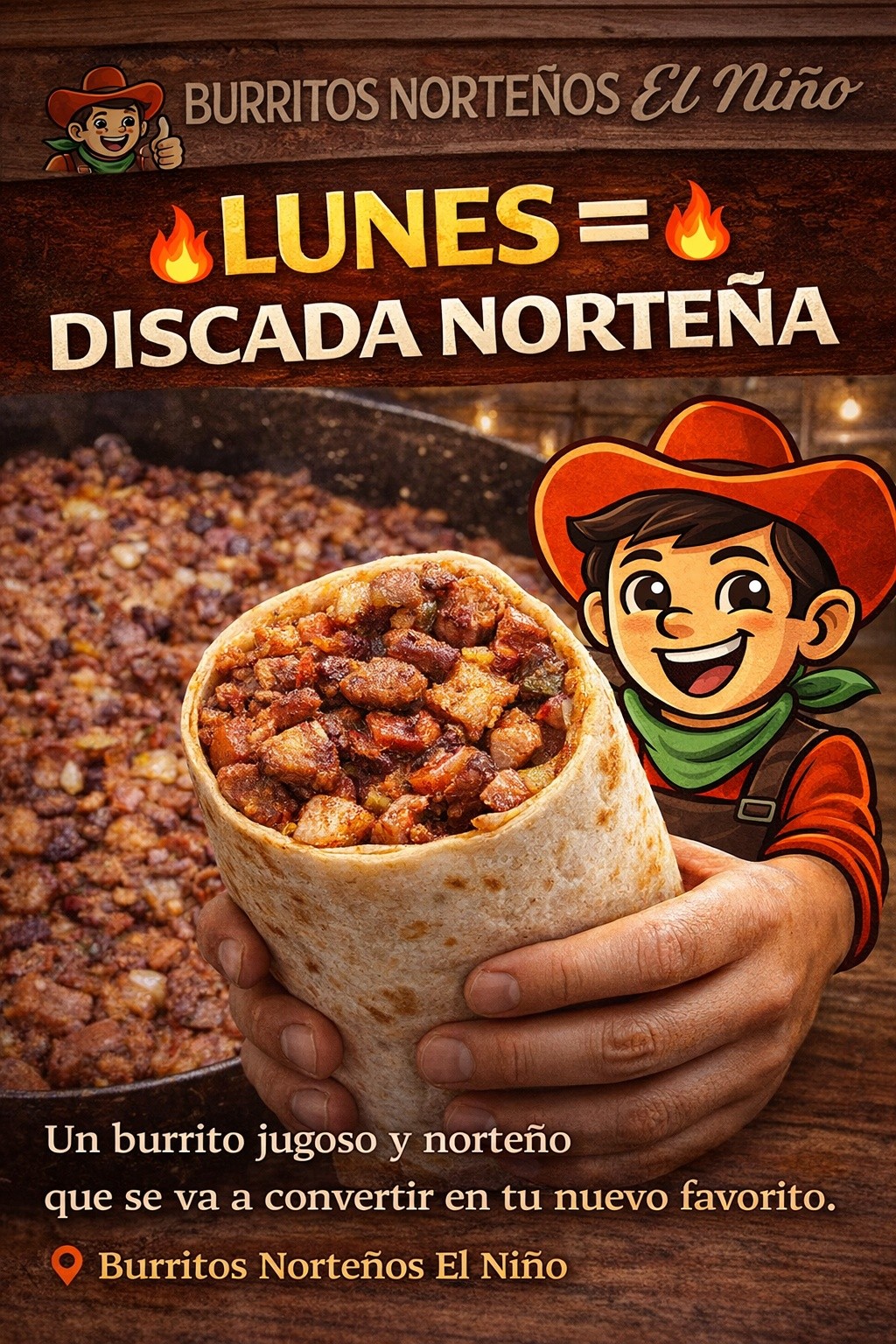 Burritos Norteños El Niño: El sabor de la discada norteña