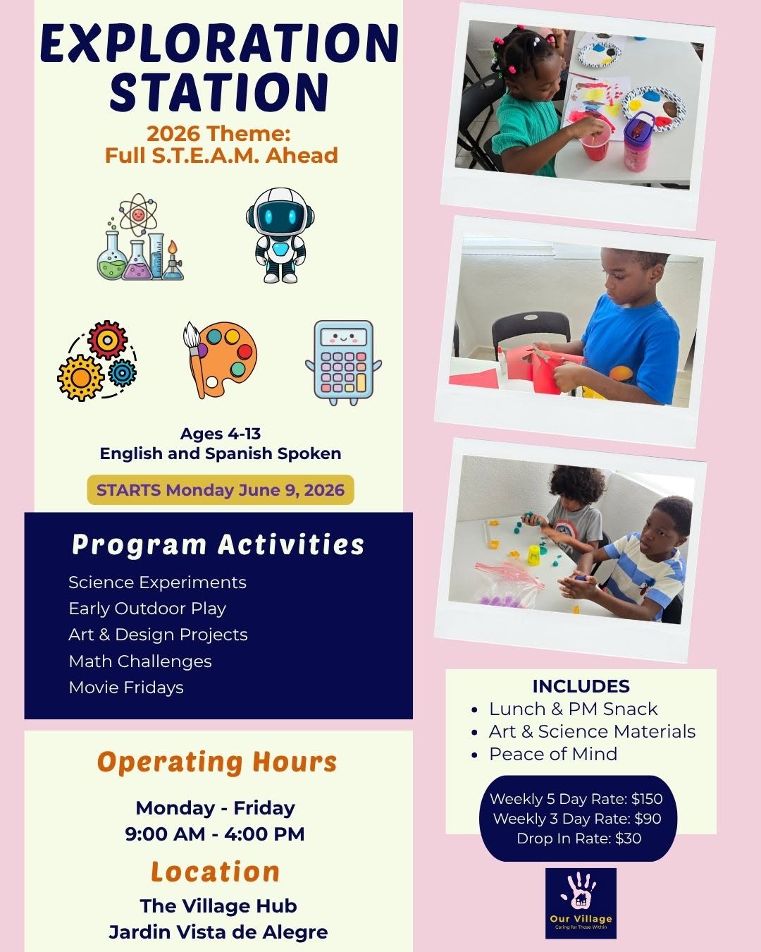 Campamento de Verano Exploration Station