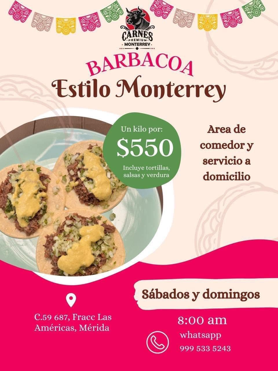 Carnicería Regia: Barbacoa Estilo Monterrey, Tacos y Parrilladas