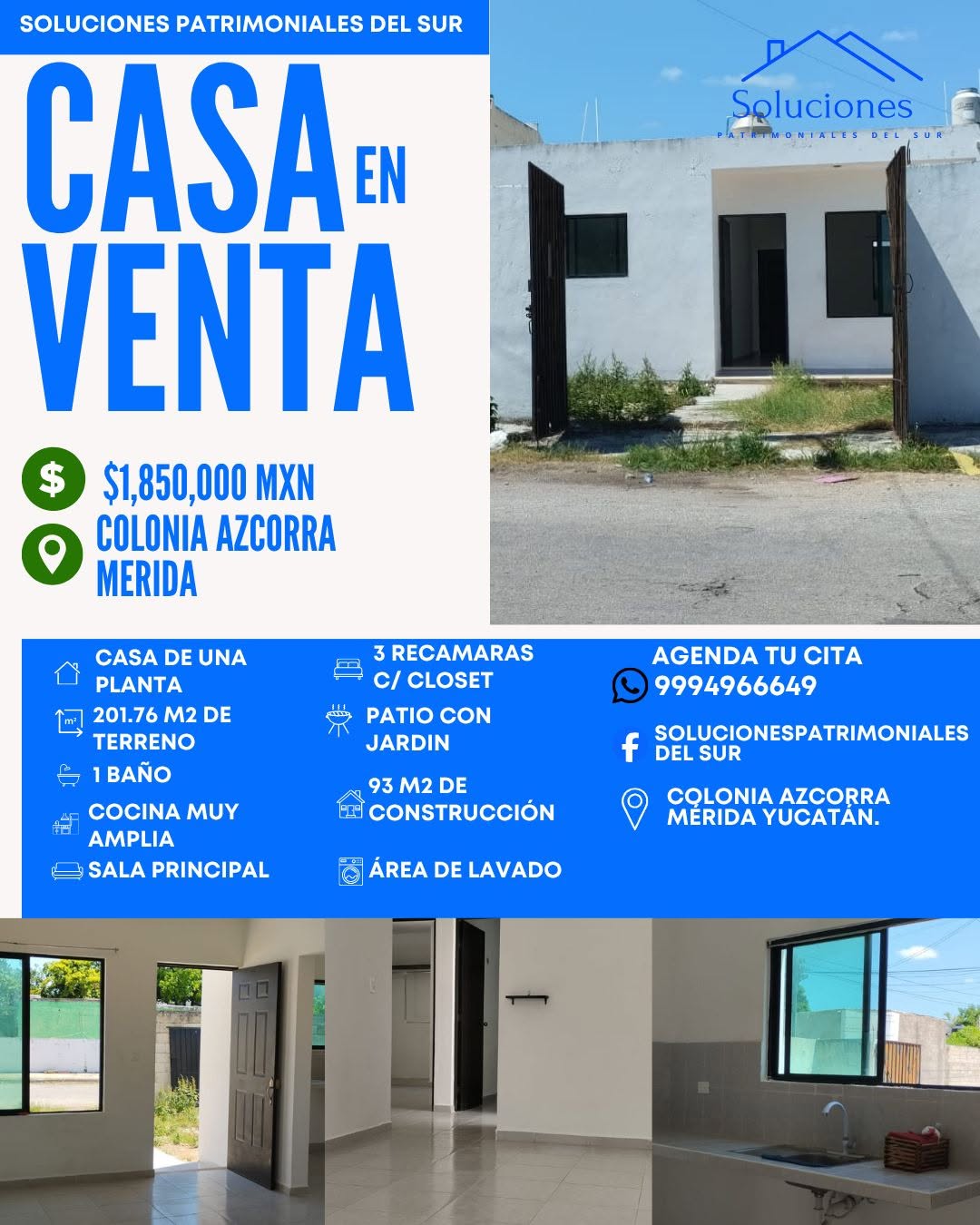 Casa en Venta en Colonia Azcorra