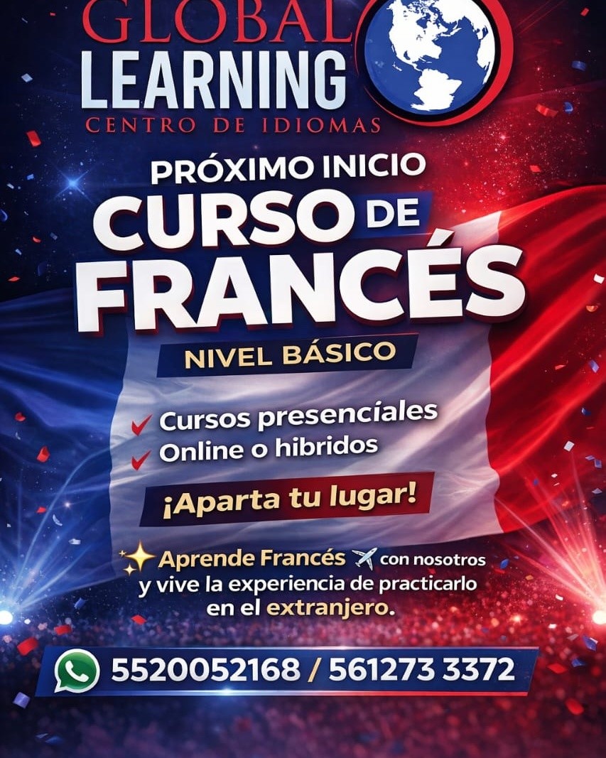 Centro de Idiomas Global Learning: Curso de Francés Nivel Básico