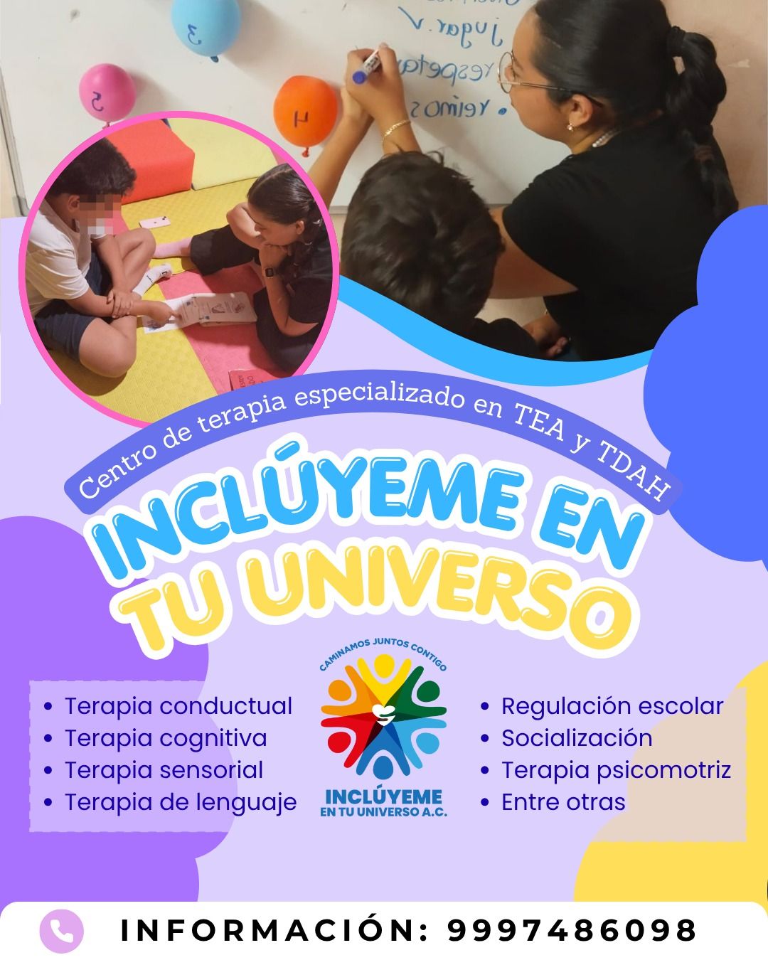 Centro Integral Inclúyeme en tu Universo: Terapia especializada en Autismo y TDAH