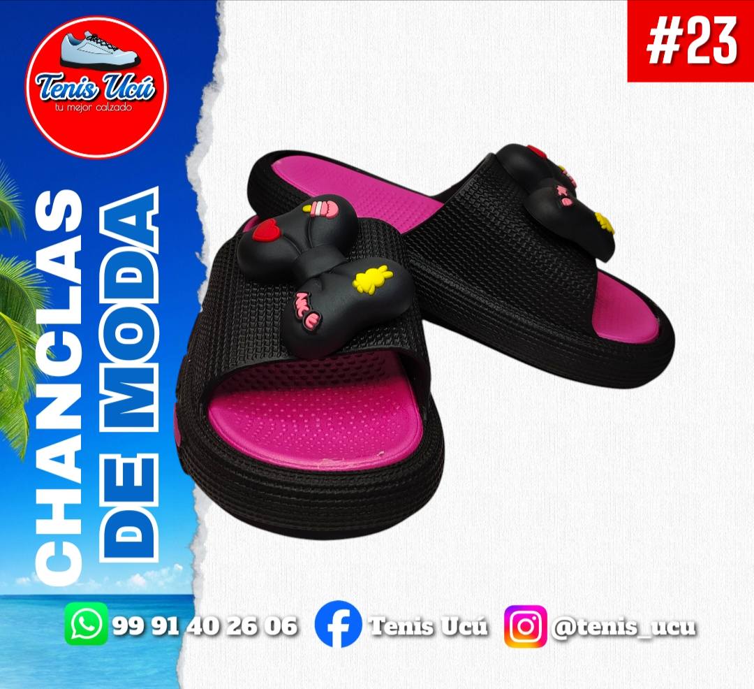 Chanclas de moda y cómodas disponibles para entrega inmediata en Yucatán
