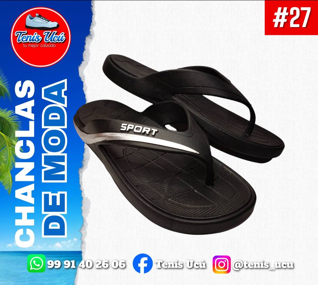 Chanclas de moda y cómodas disponibles para entrega inmediata en Yucatán