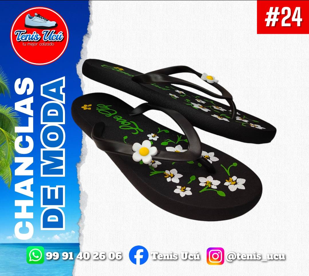 Chanclas de moda y cómodas disponibles para entrega inmediata en Yucatán