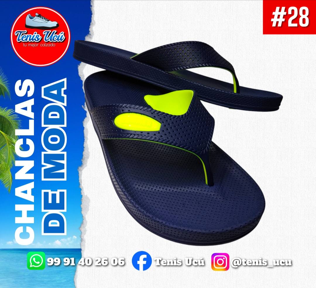 Chanclas de moda y cómodas disponibles para entrega inmediata en Yucatán