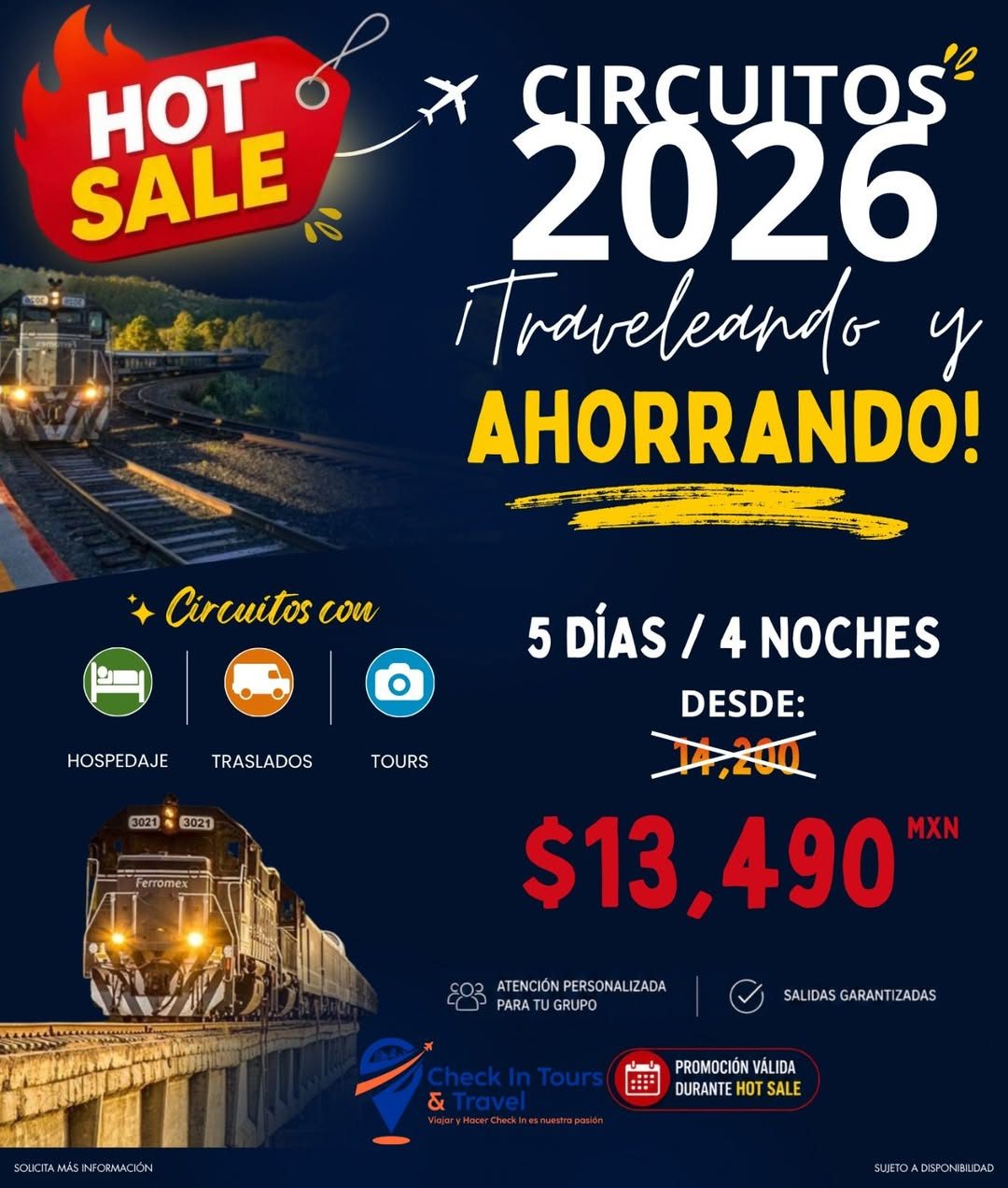 Check In Tours & Travel — Zona Poniente