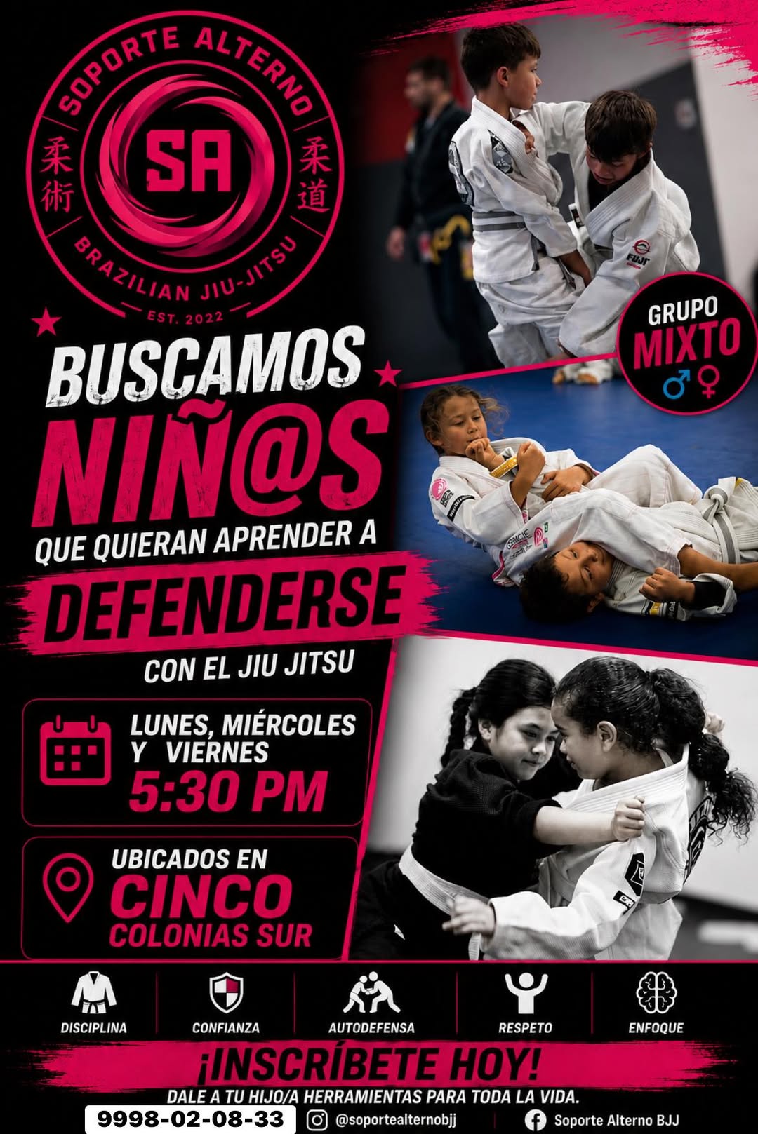 Clases de Jiu Jitsu para Niños