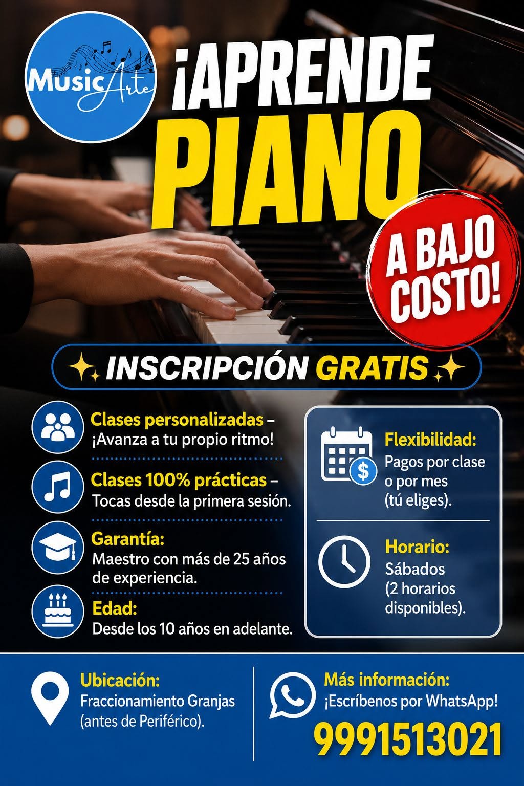 Clases de Piano Personalizadas