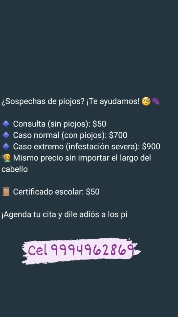 Clínica sin piojos