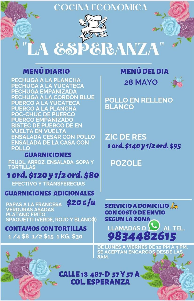 Cocina Económica La Esperanza — Kanasín