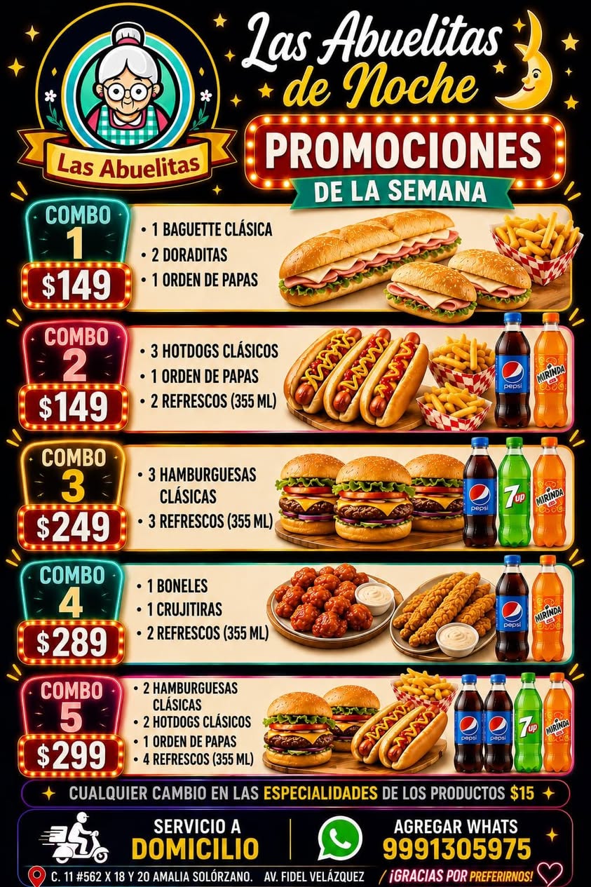 Cocina Económica Las Abuelitas - Antojitos Nocturnos