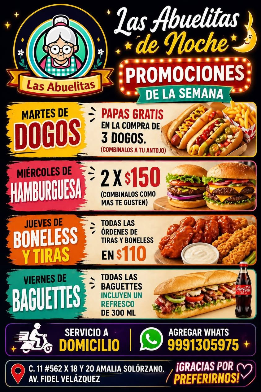 Cocina Económica Las Abuelitas - Antojitos Nocturnos