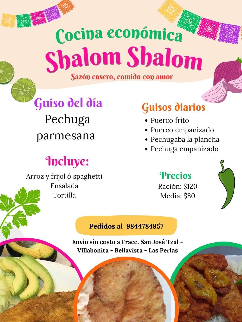 Cocina Economica Shalom — San Jose Tzal