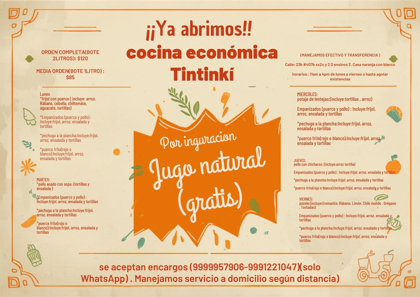 Cocina Económica Tintinkí