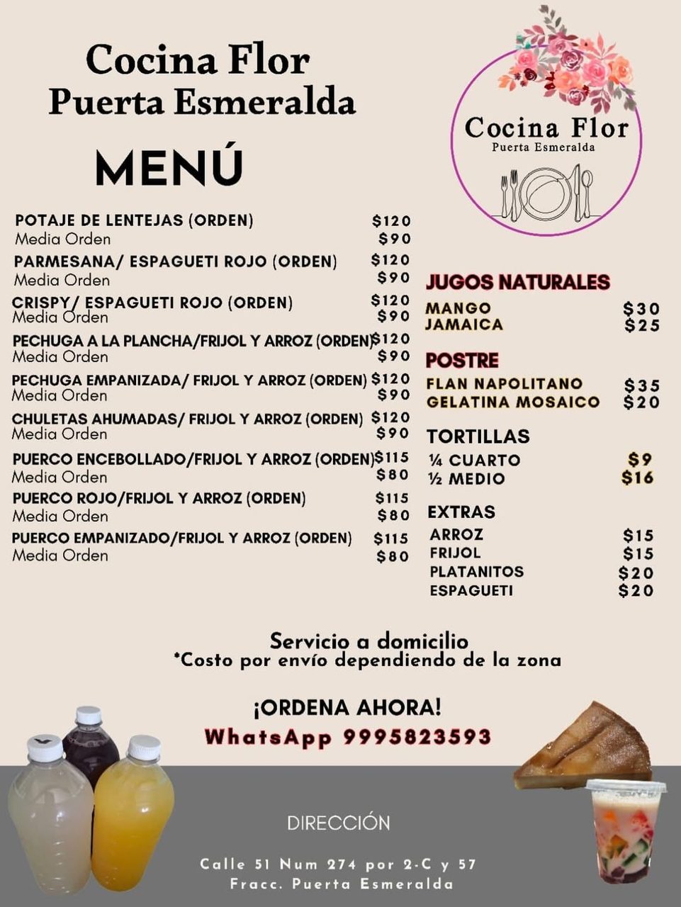 Cocina Flor Puerta Esmeralda — Kanasín