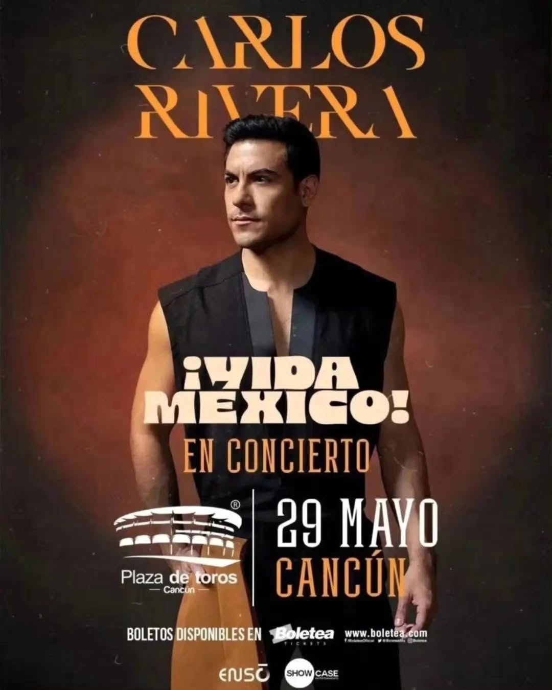 Concierto de Carlos Rivera en Cancún