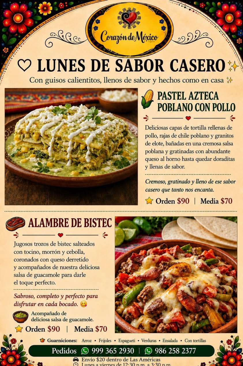 Corazón de México: Sabores Caseros y Tradicionales de Yucatán