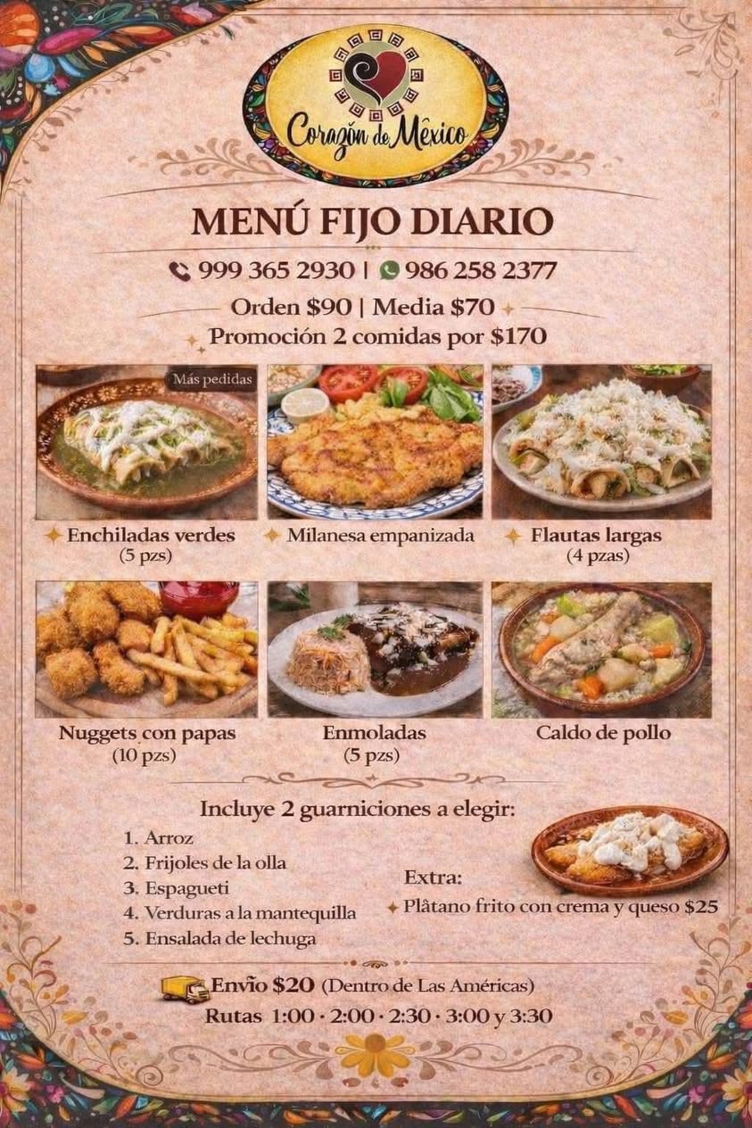 Corazón de México: Sabores Caseros y Tradicionales de Yucatán