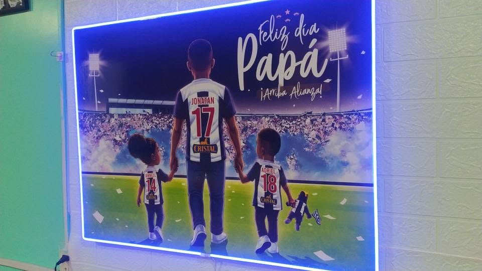Cuadros con Luz LED Personalizados