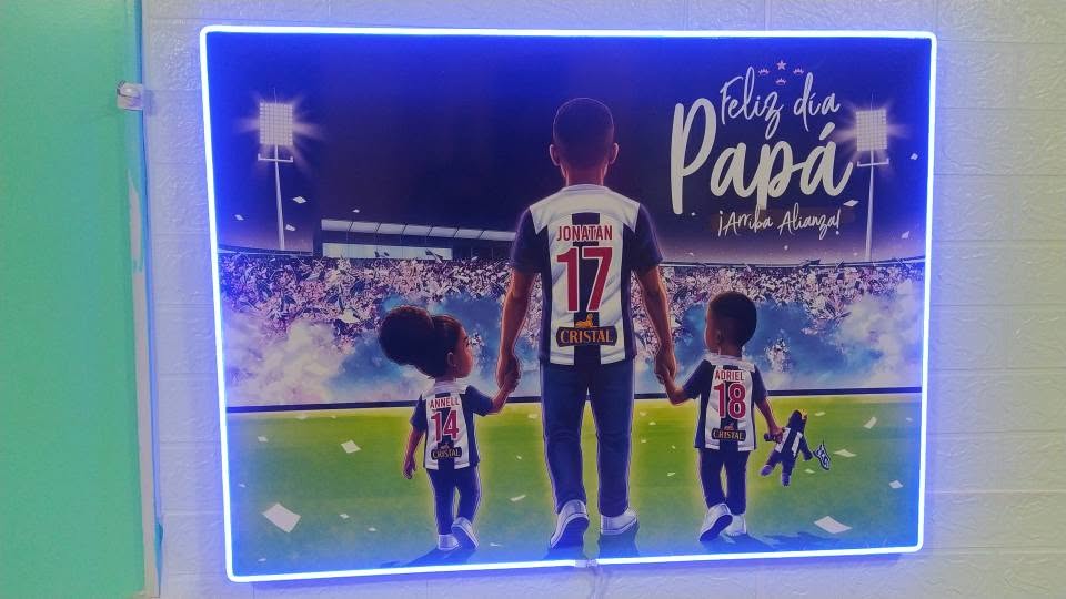Cuadros con Luz LED Personalizados