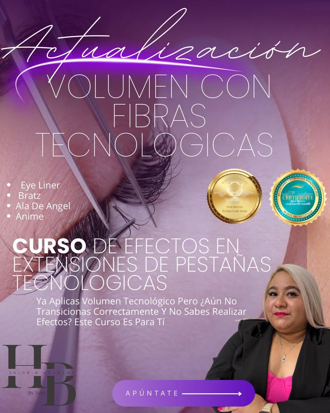 Curso de Efectos en Extensiones de Pestañas