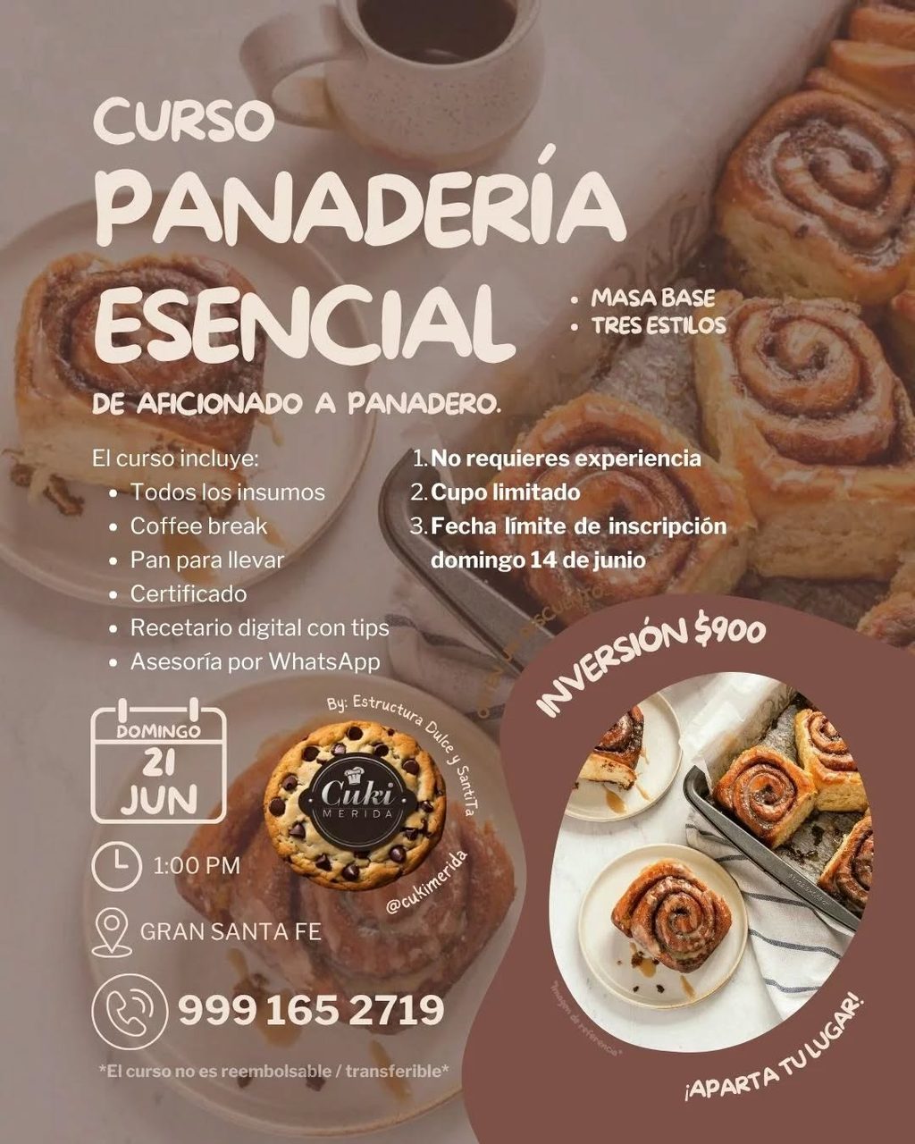 Curso de Panaderia Esencial en Gran Santa Fe Merida — Gran Santa Fe