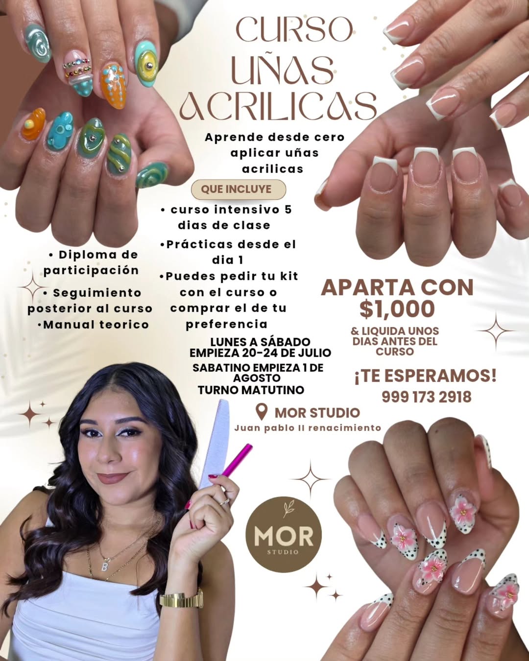 Curso Intensivo de Uñas Acrílicas
