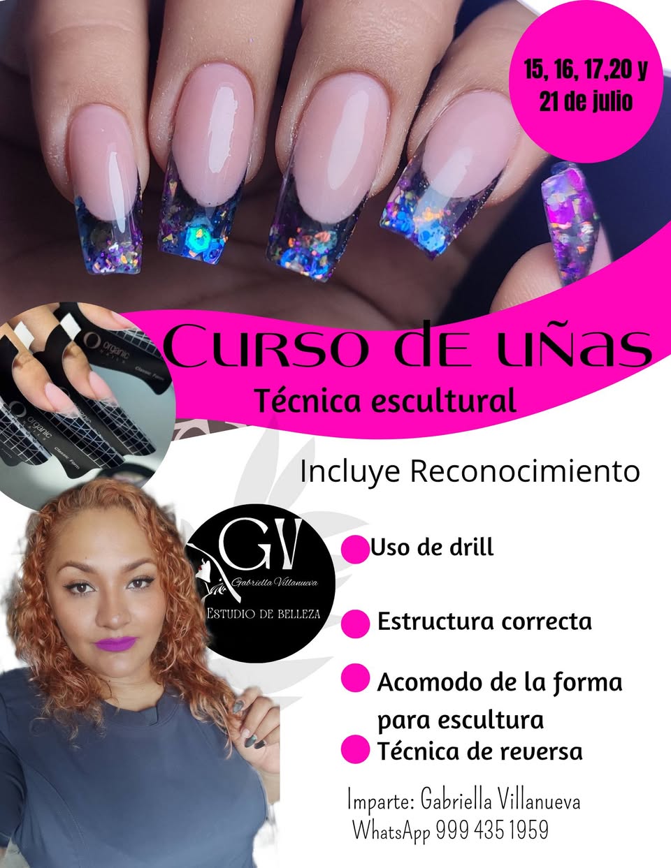 Curso Intensivo de Uñas Esculturales