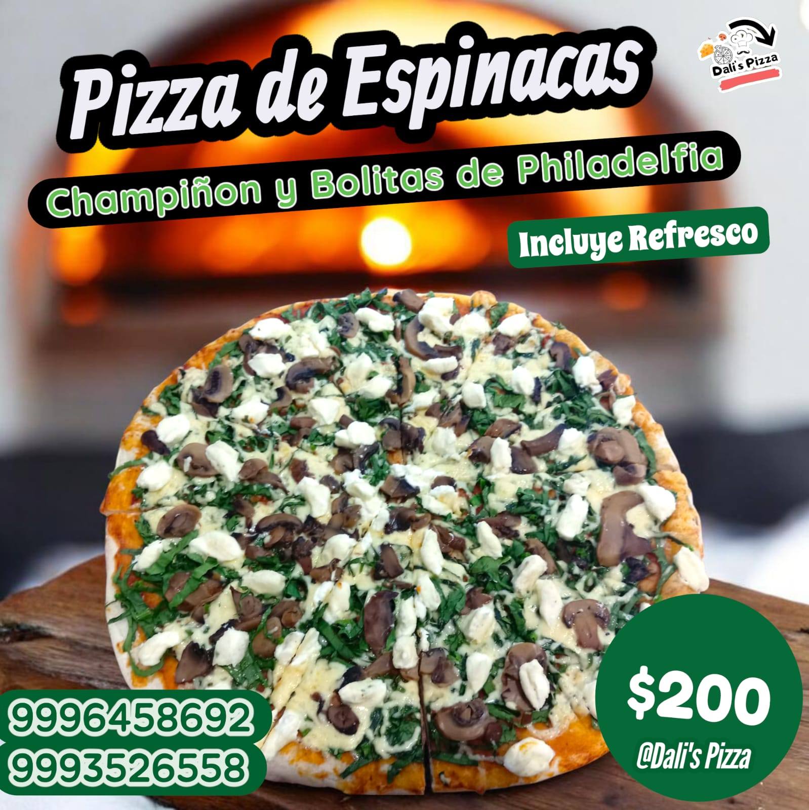 Dali's Pizza: Pizza Gigante a Domicilio en Mérida
