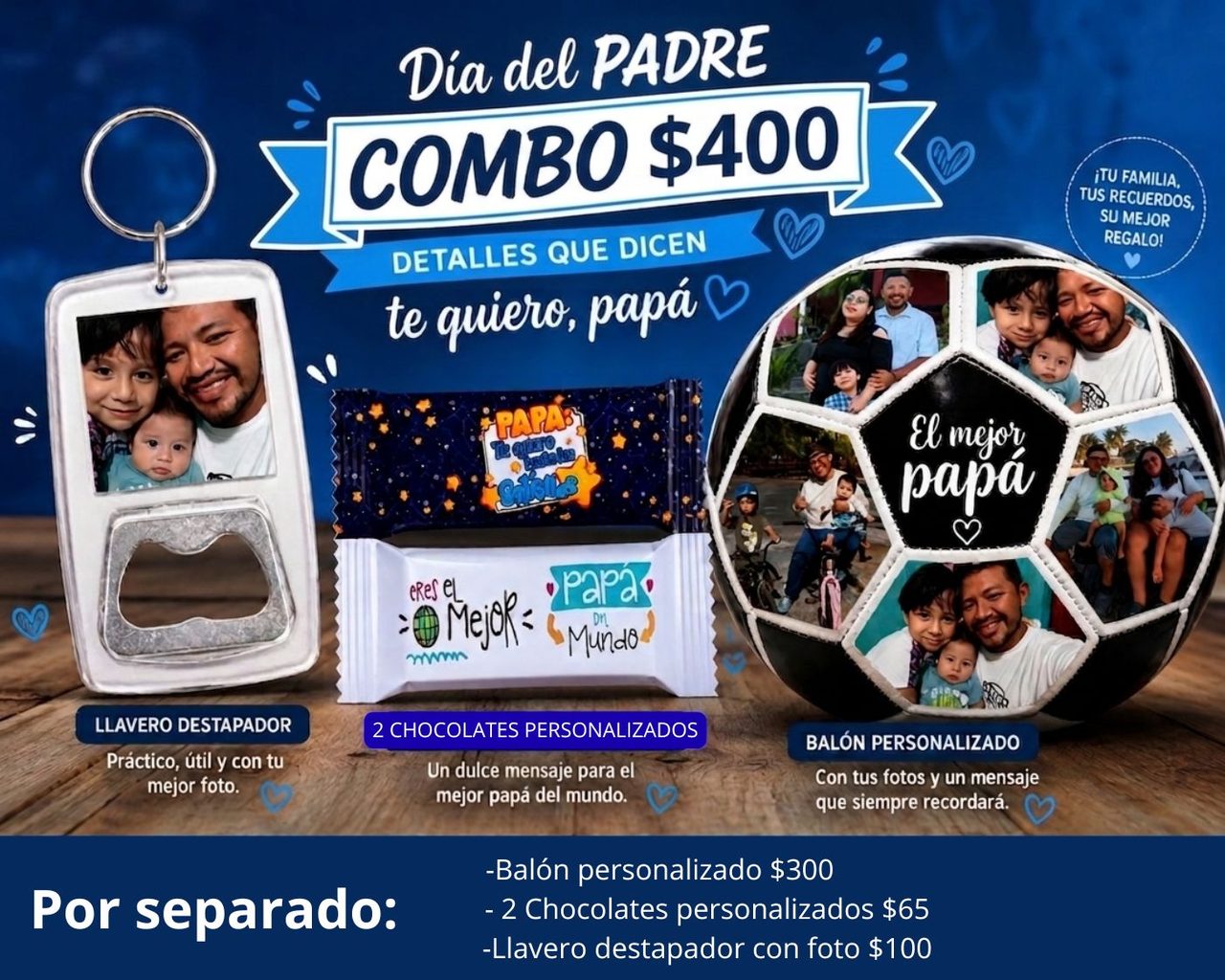 Detalles Personalizados Dia del Padre