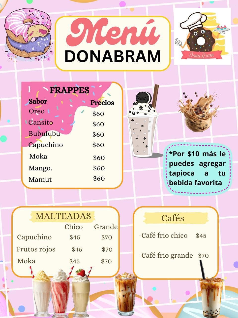 DonaBram Oficial: Donas y Frappes deliciosos en el centro de Yucatán