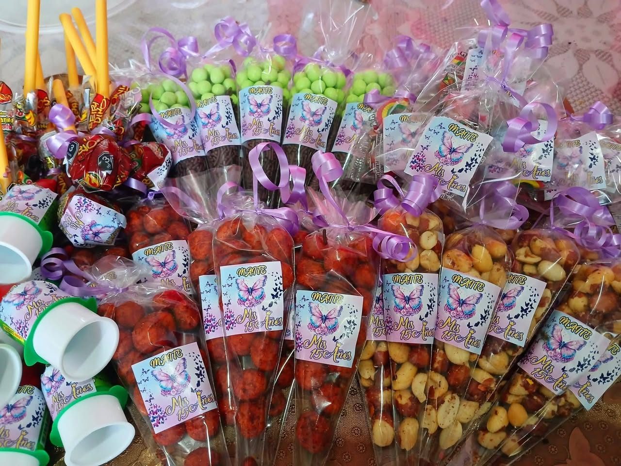 Dulces empaquetados